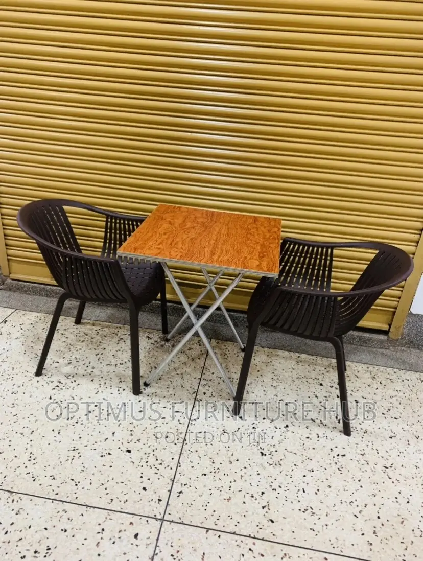 Square Table With Two Chairs (Imported)