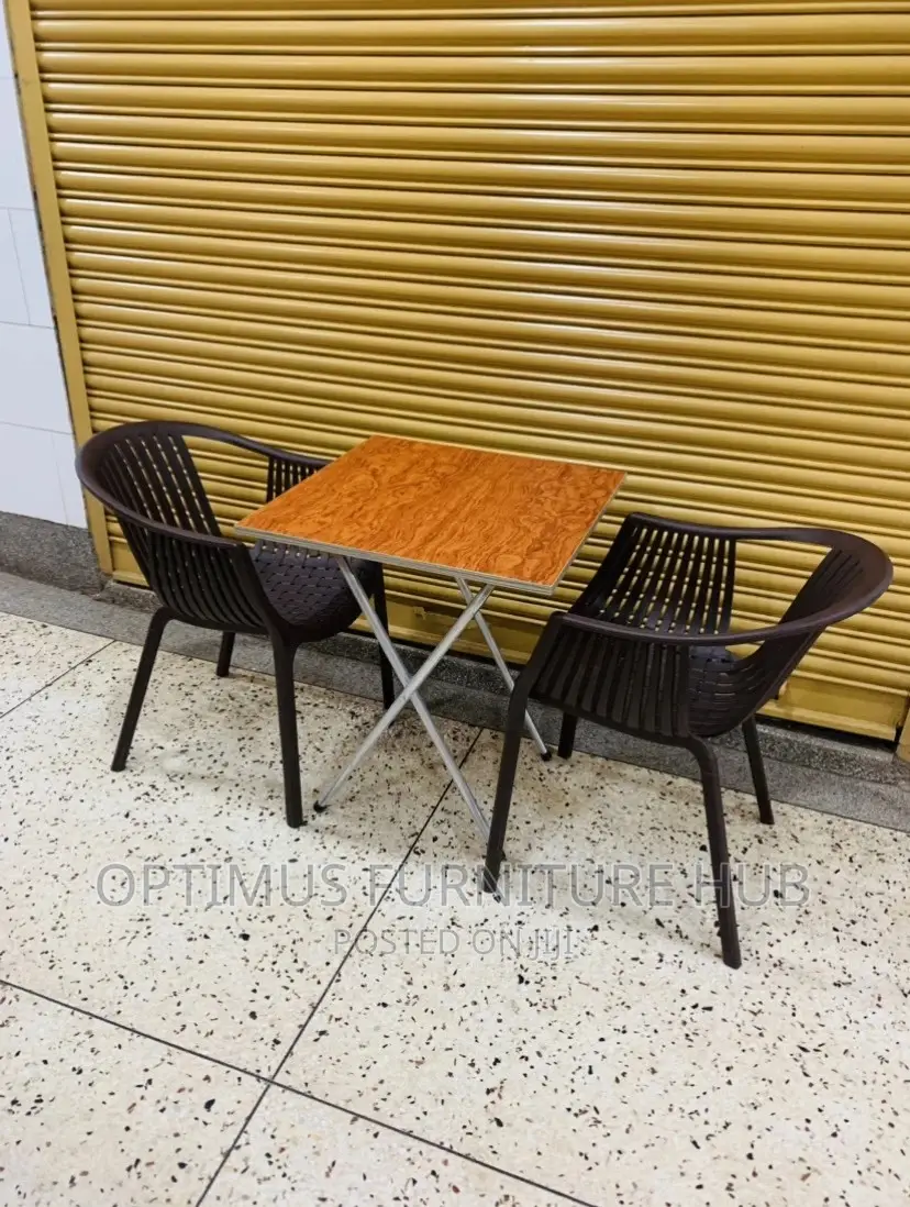 Square Table With Two Chairs (Imported)