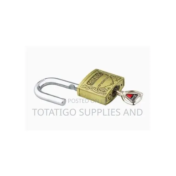 Mindy Top Anti-Burglar Theft Security Padlock - Gold,Silver