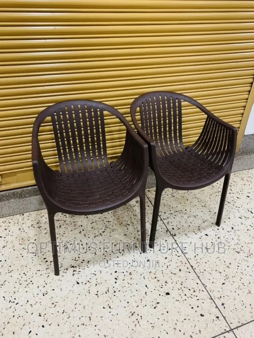 Imported Plastic Chair (Coffee Brown)