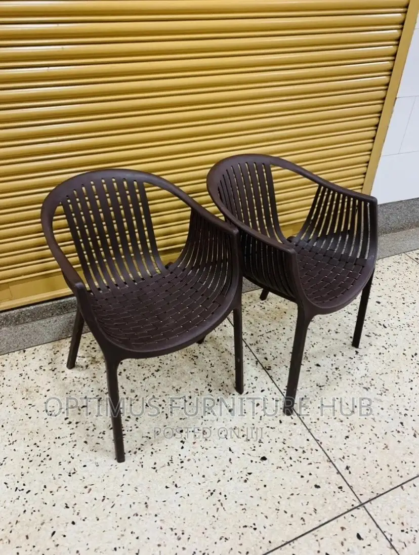 Imported Plastic Chair (Coffee Brown)