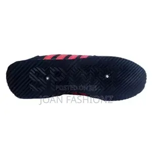 Men's Sports Sneakers-Black Red