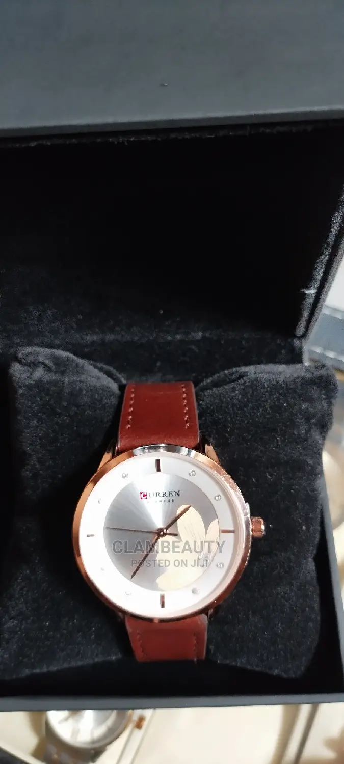 Curren Genuine Leather Watch for Women
