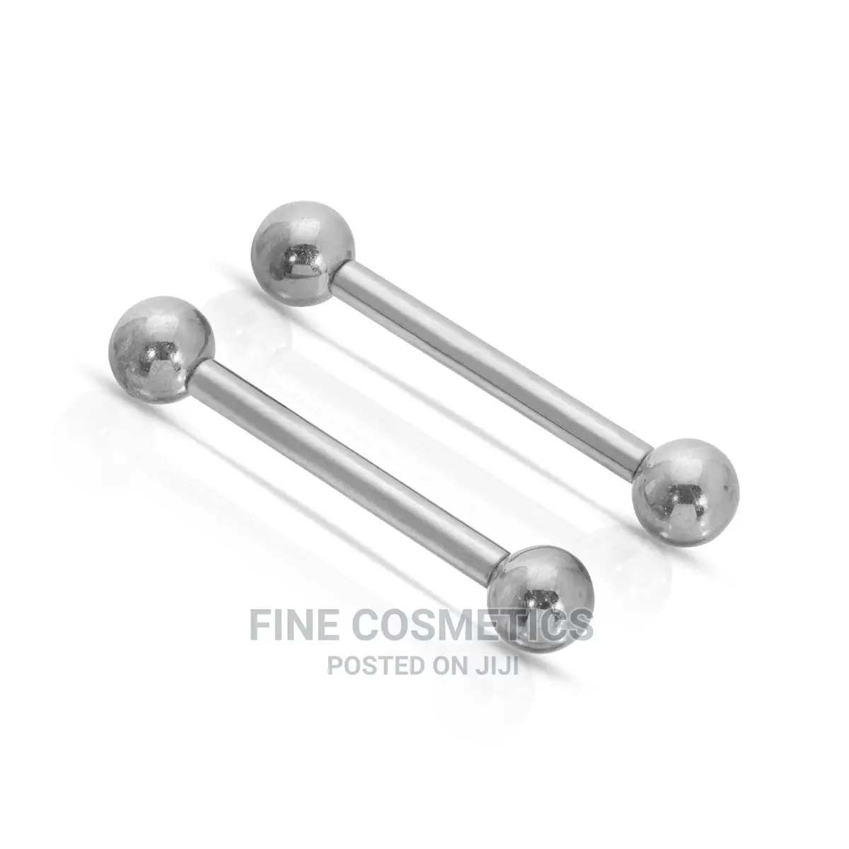 1pcs Tongue Ring Flower Stud Stainless Steel Barbell Bar Pin