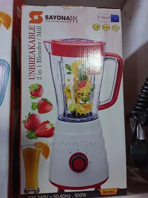 Sayona Blender With Unbreakable Jar and Strong Motor
