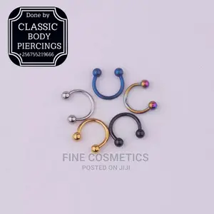 1pc Body Piercing Horseshoe Septum Ring Smiley Piercing Ring