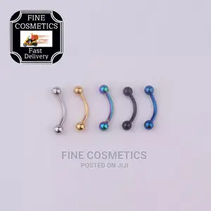 Stainless Steel Curved Barbell Eyebrow Ring Bar