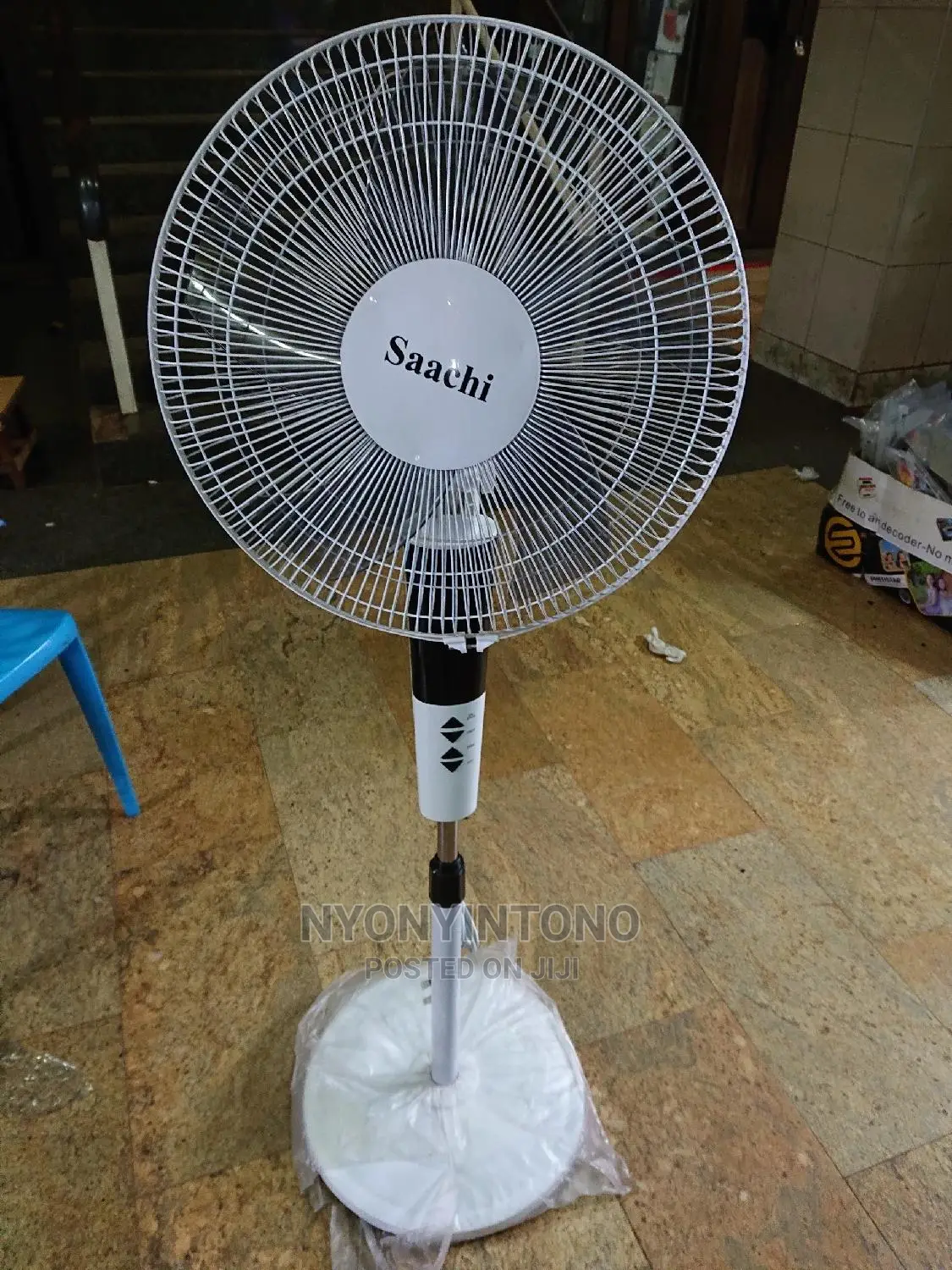 Saachi Stand Fan With Remote Control Strong Motor