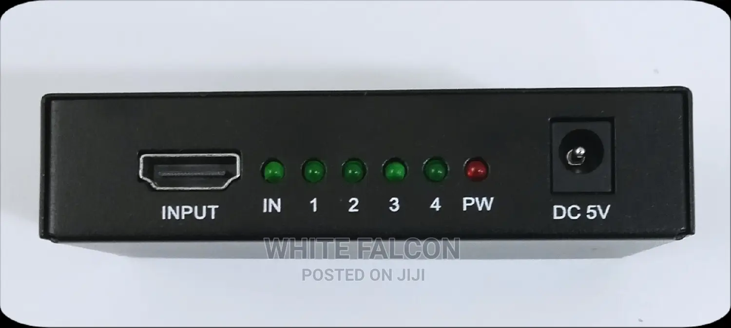*HDMI Splitter 4 Way-Black