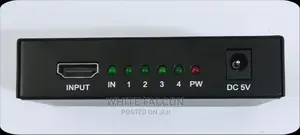 *HDMI Splitter 4 Way-Black