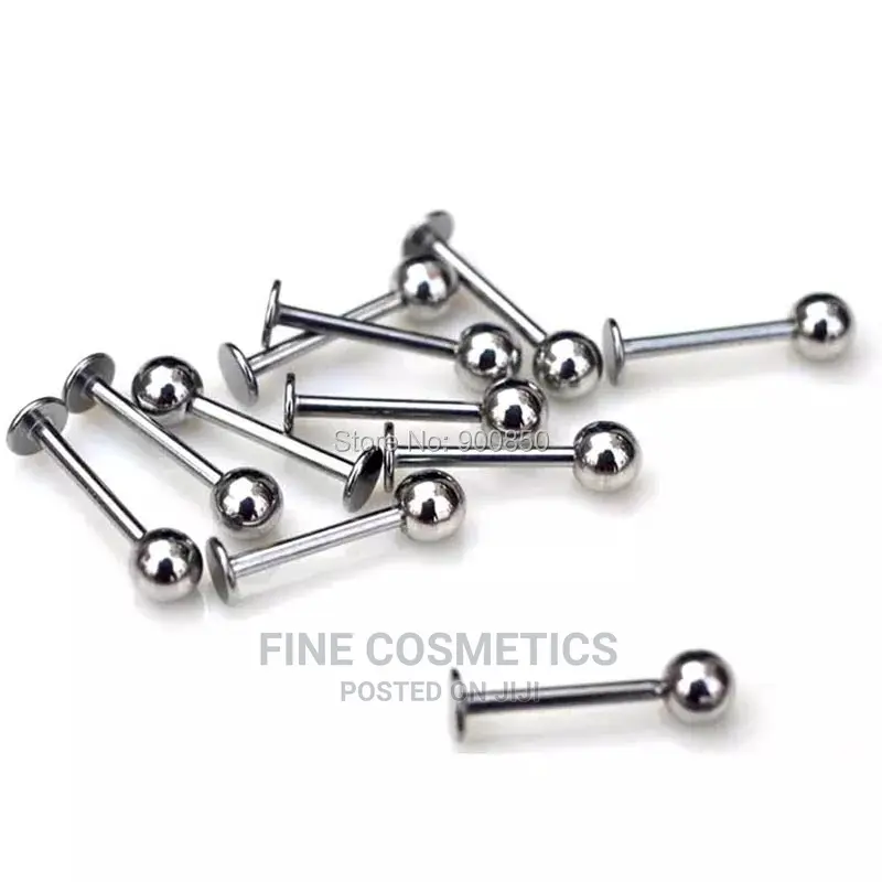 Surgical Steel Labret Lip Stud, Lip Pin For Mouth Piercing