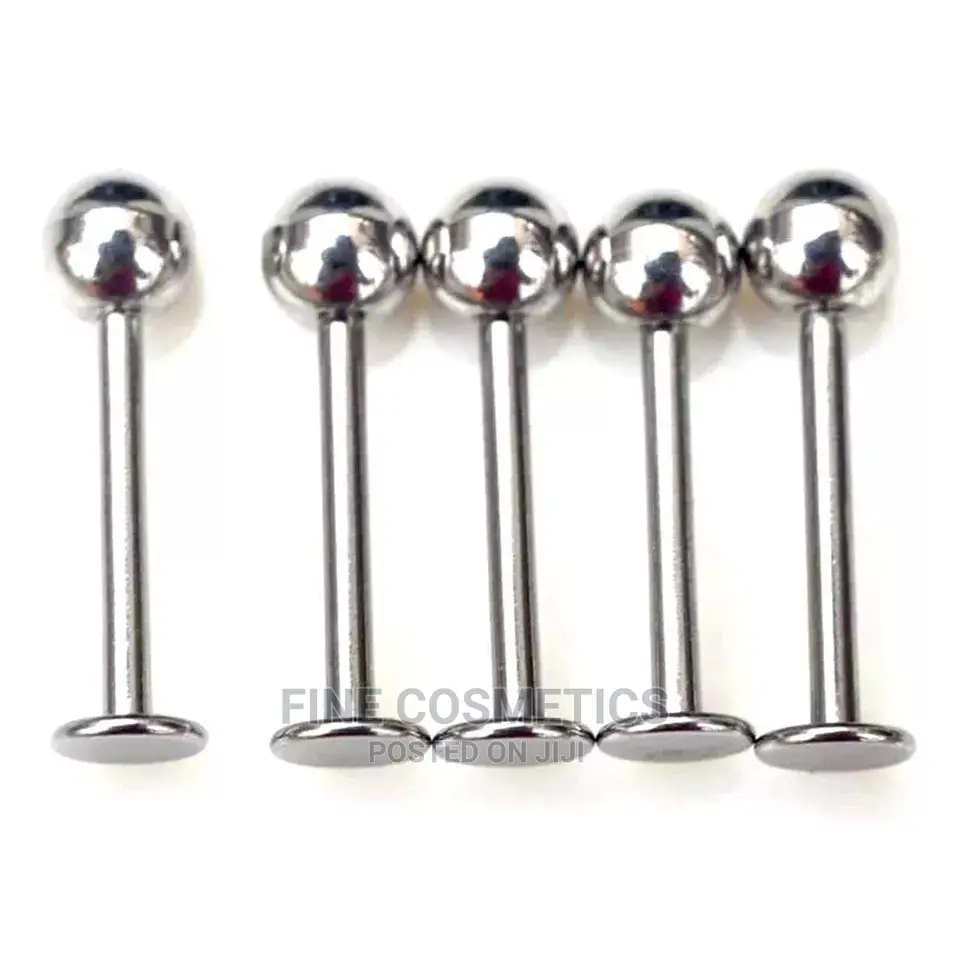 Surgical Steel Labret Lip Stud, Lip Pin For Mouth Piercing