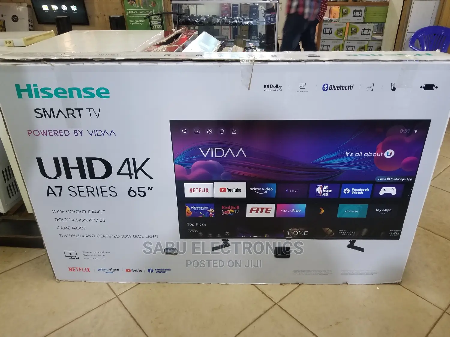 Hisense 65 Inch Smart Frameless- Used for 3 Months