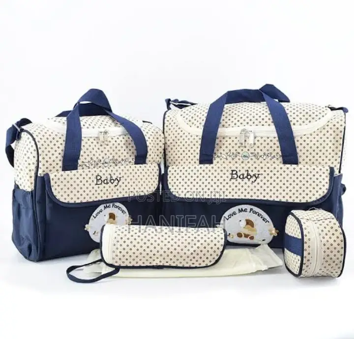 5pcs Set Baby Diaper Bags