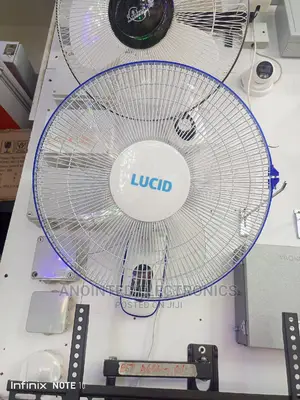 Lucid Wall Mounted Fan With a Remote