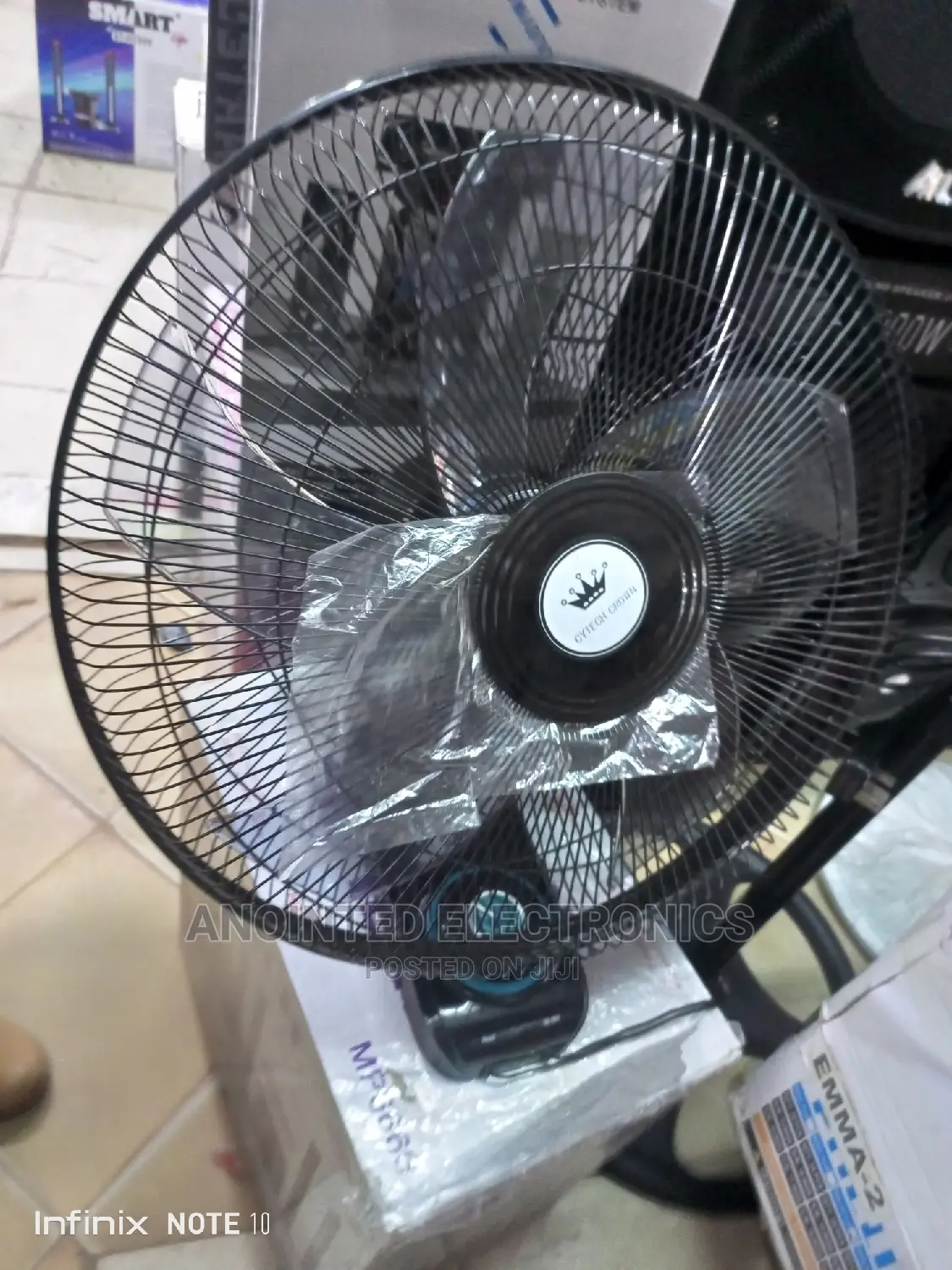 Black Wall Fans