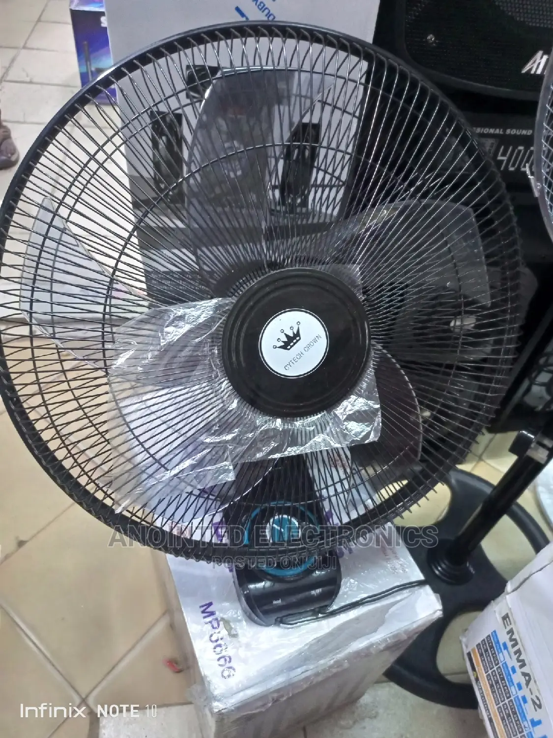 Black Wall Fans