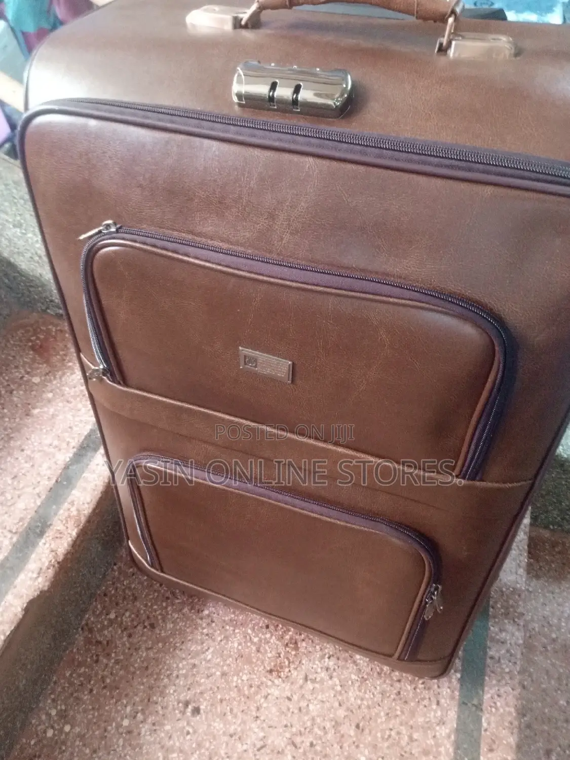 Leather Suitcases.