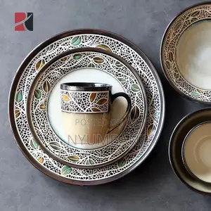 Vintage Dinner Plates, Cups, Side Plates and Bowls