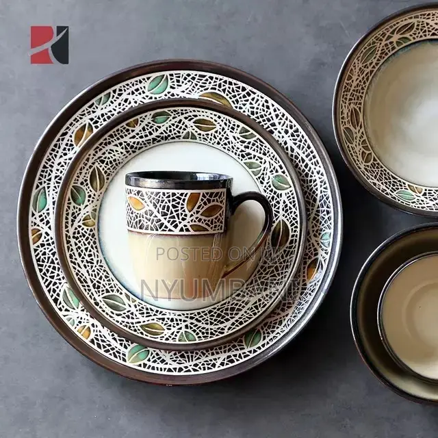 Vintage Dinner Plates, Cups, Side Plates and Bowls