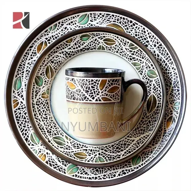 Vintage Dinner Plates, Cups, Side Plates and Bowls