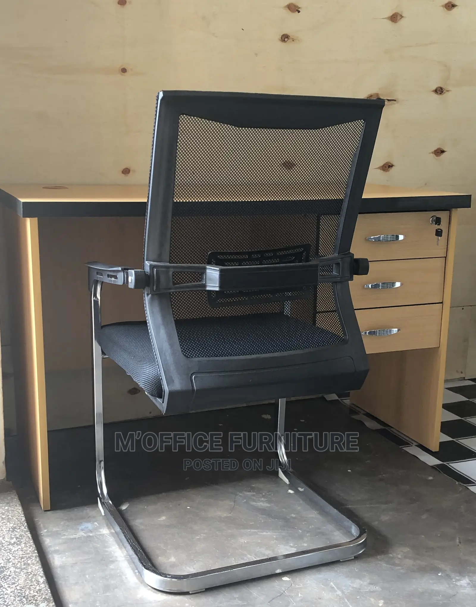 Office Desk and Mesh Back Office Chair(Office Set)