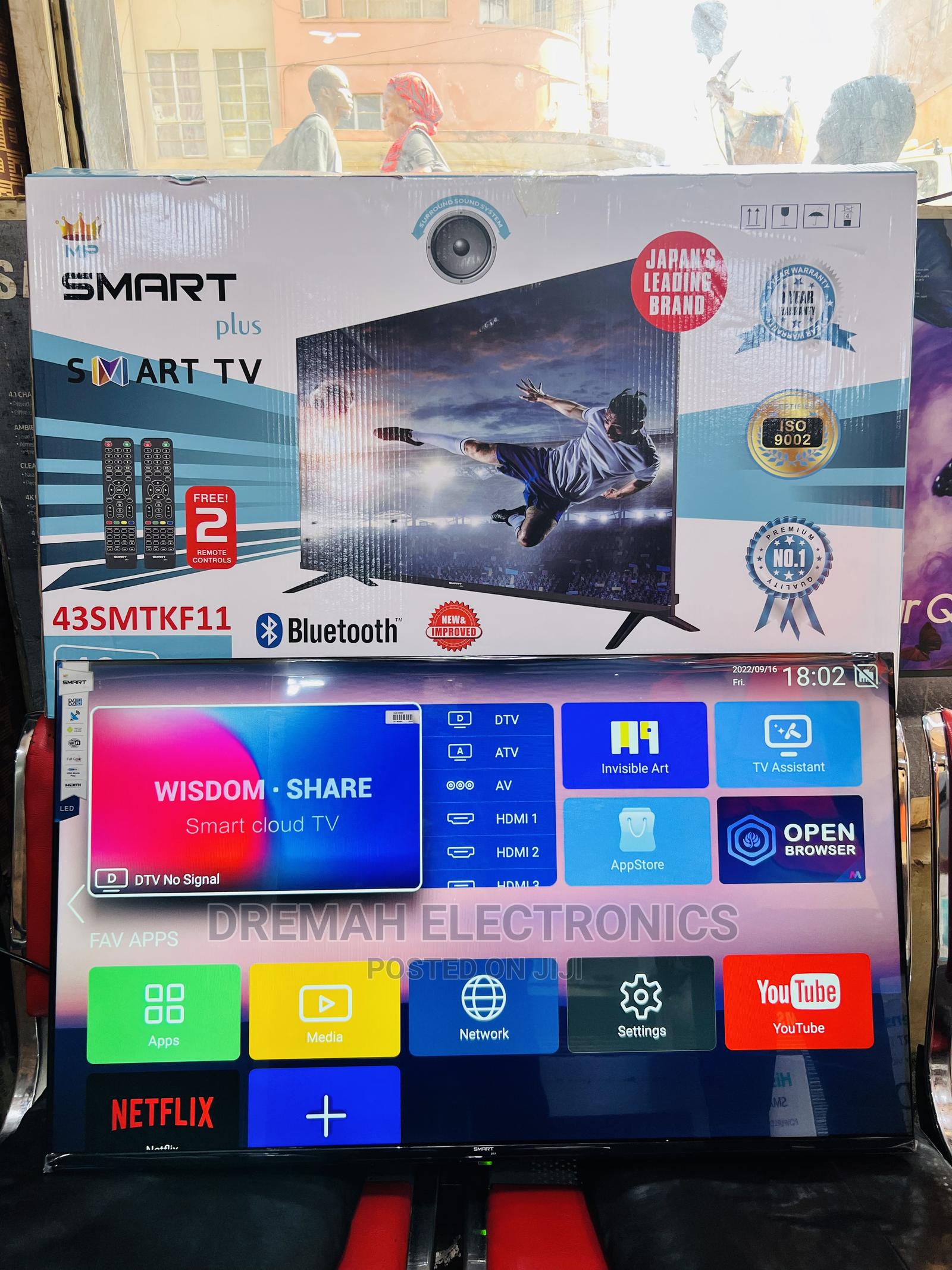 43 Inches SMARTPLUS Frameless Bluetooth UHD Android TV in Central