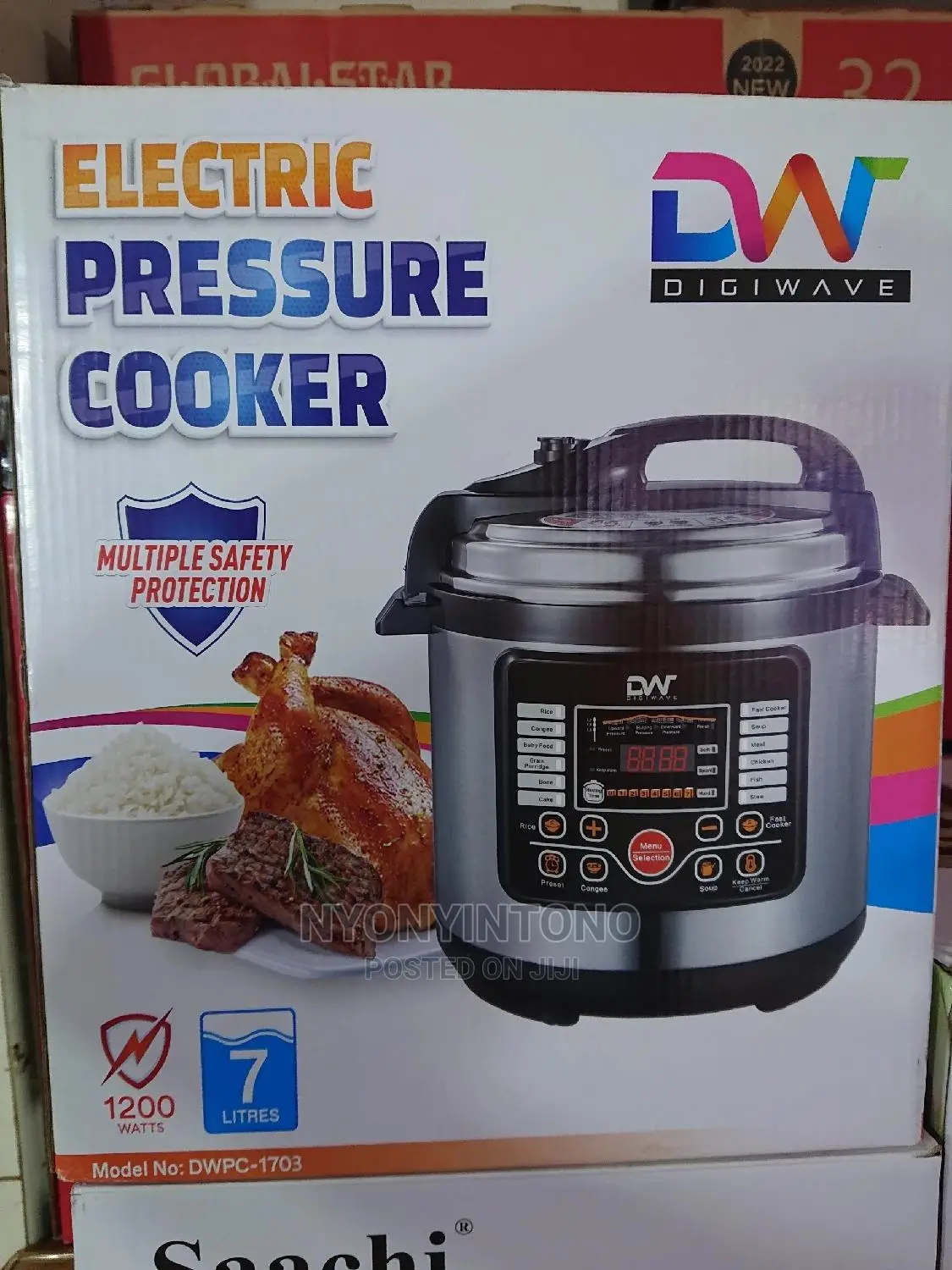 7 Liters Digital Electric Multi-Functional Pressure Cooker