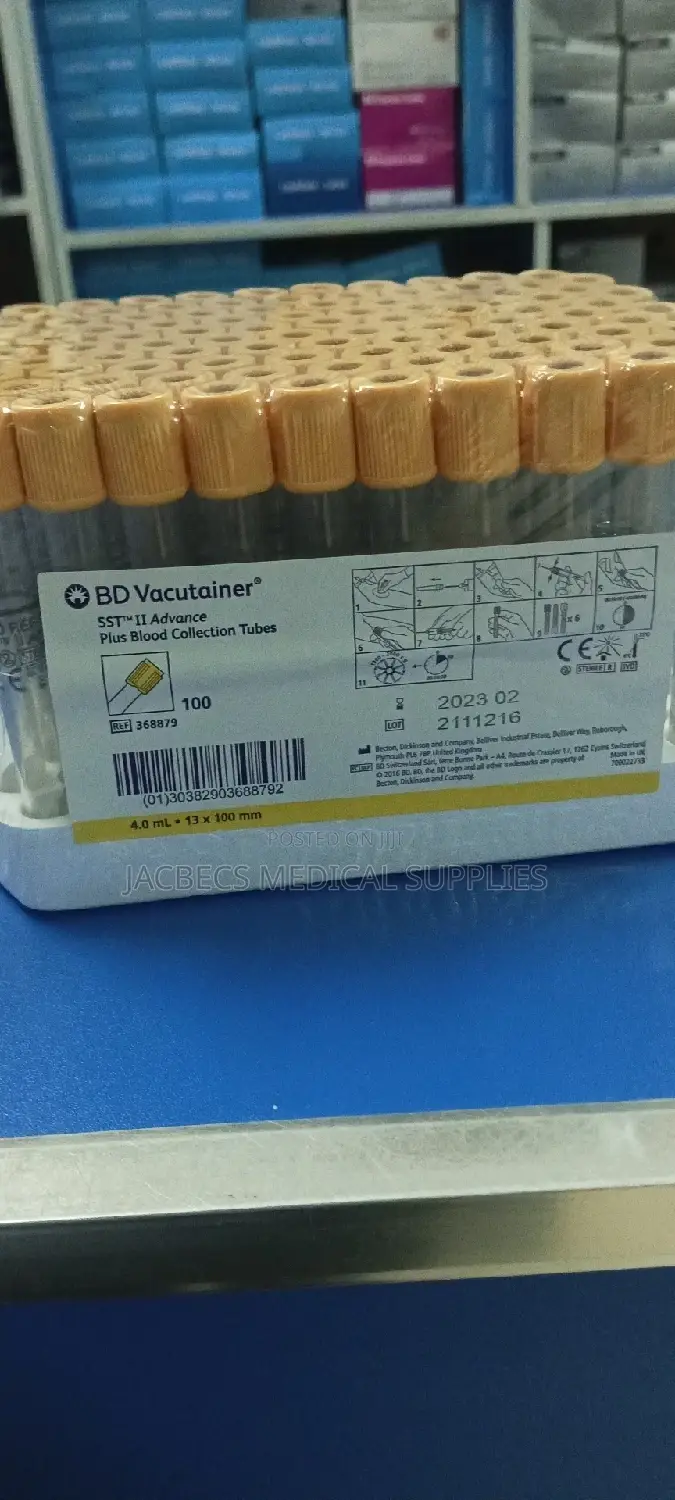 Yellow Top Vacutainers