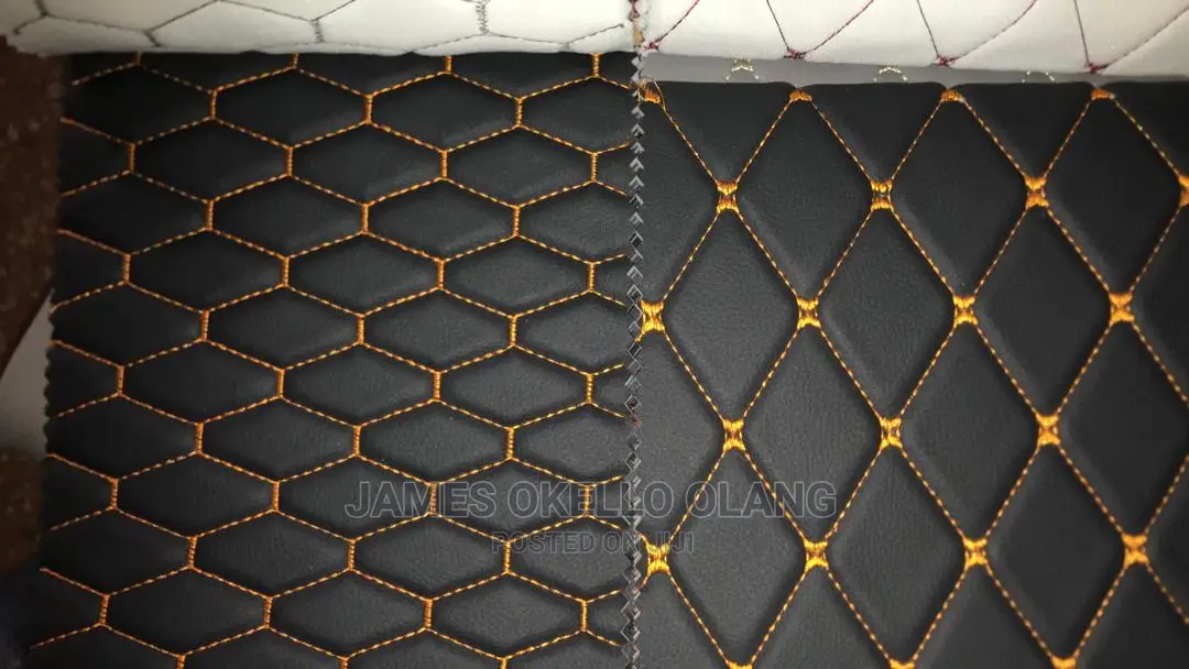 Car Floor Laying With 5D Material.