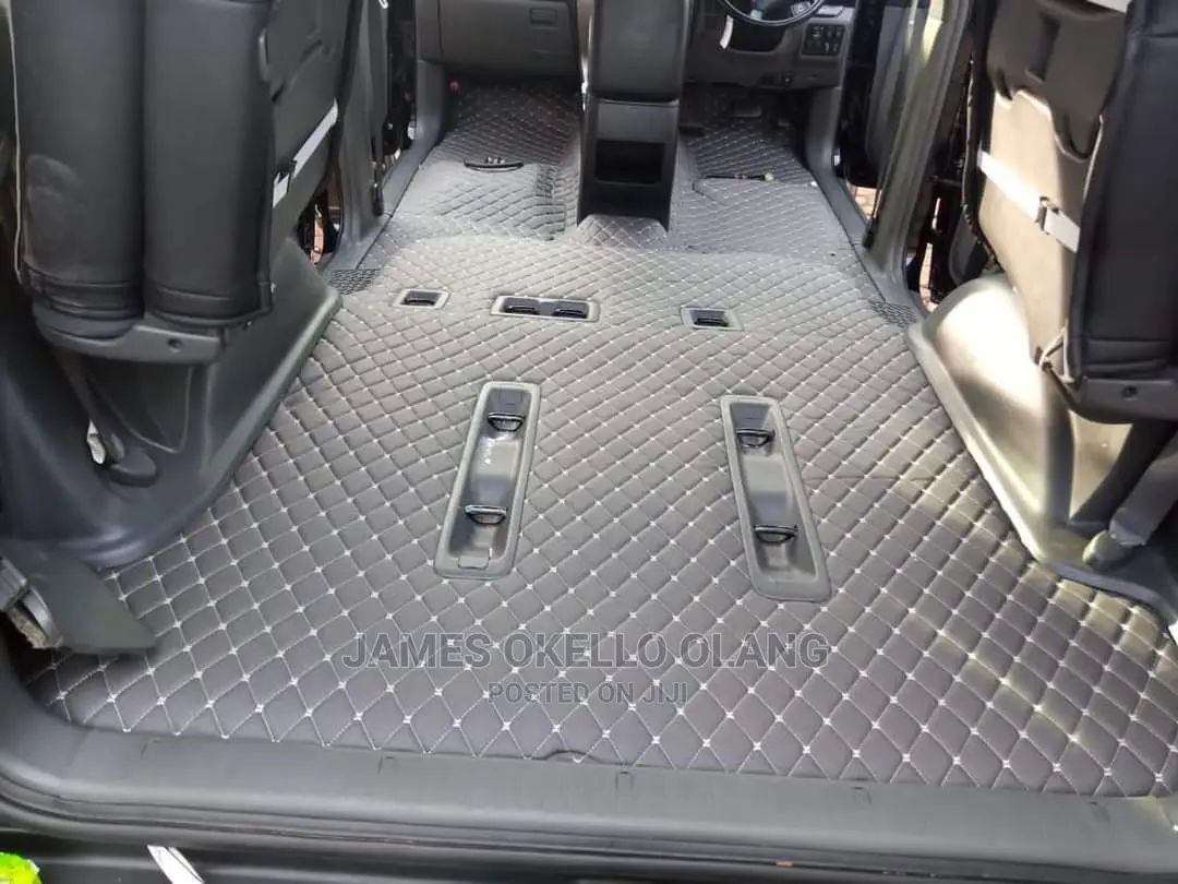 Car Floor Laying With 5D Material.