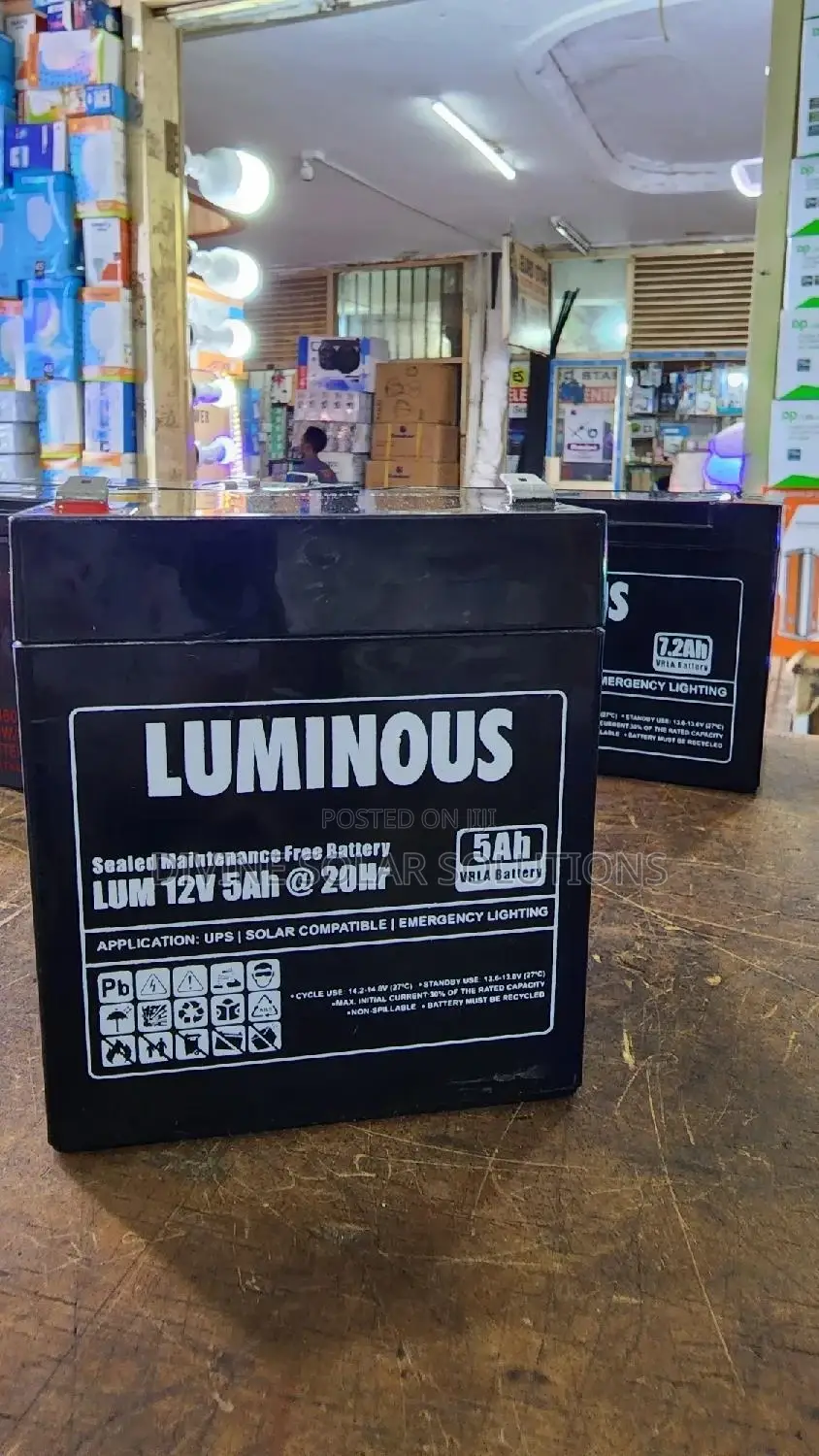 Luminous 5ah Battery