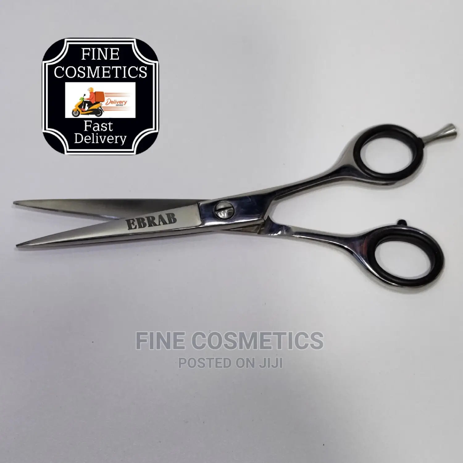Professional Straight Shaving Razor + Hair Cutting Scissors