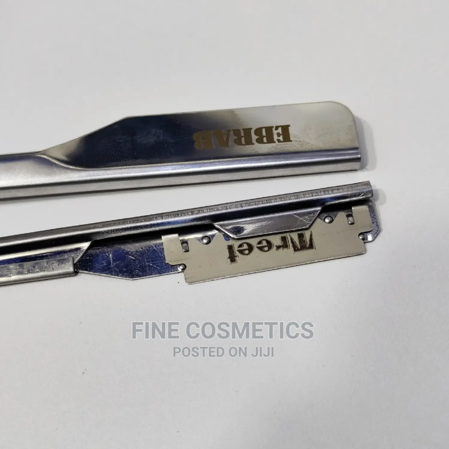 Professional Straight Shaving Razor + Hair Cutting Scissors