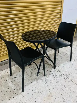 Glass Set Two Seater (Black)