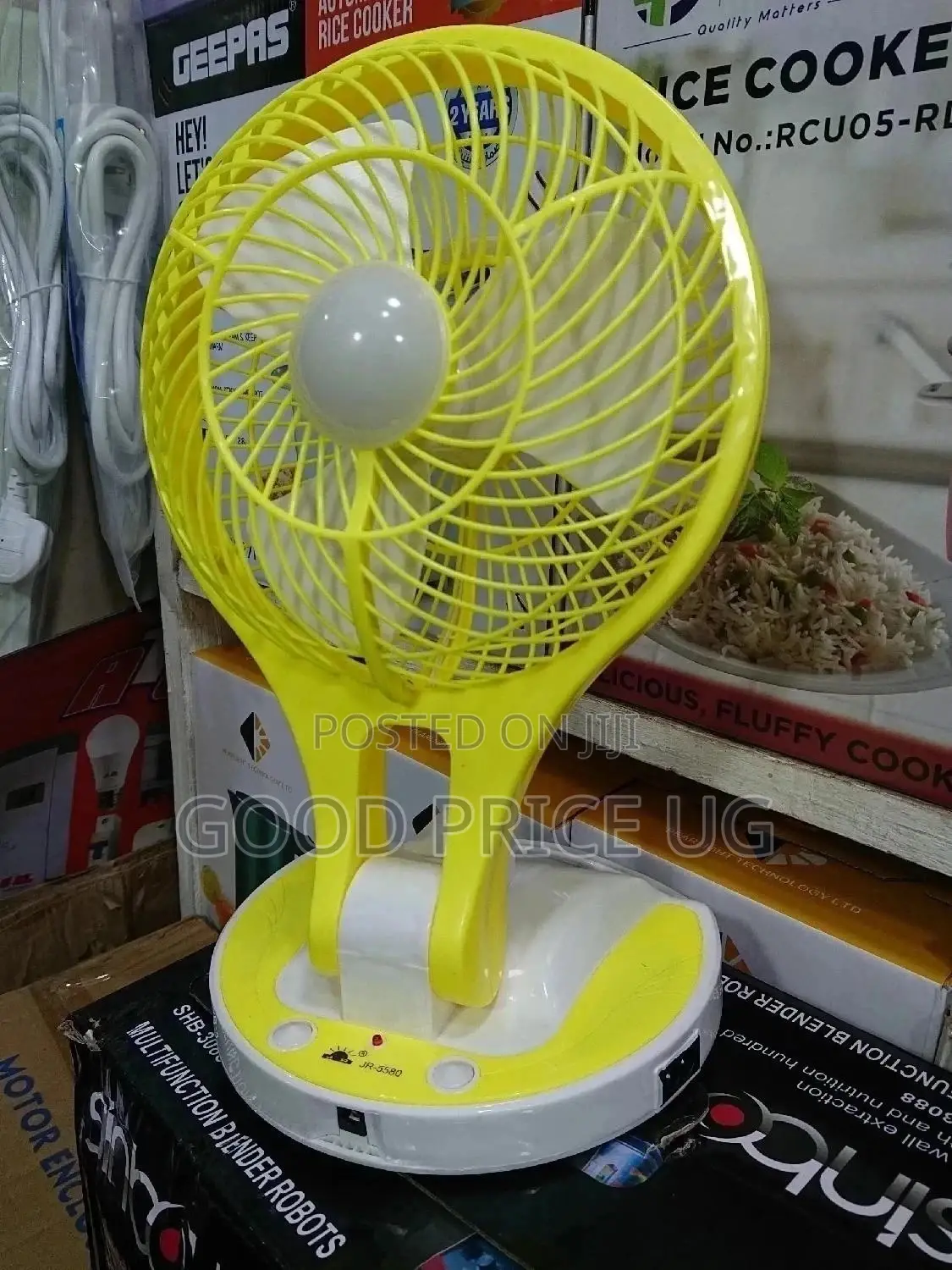 Mini Rechargeable Table Fan