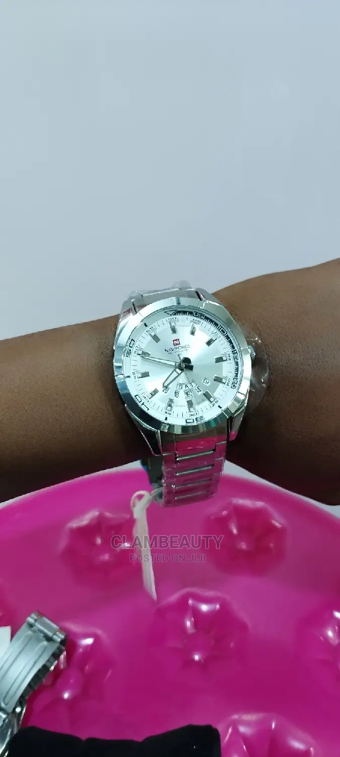 Naviforce Original Stainless Steel Watch Men
