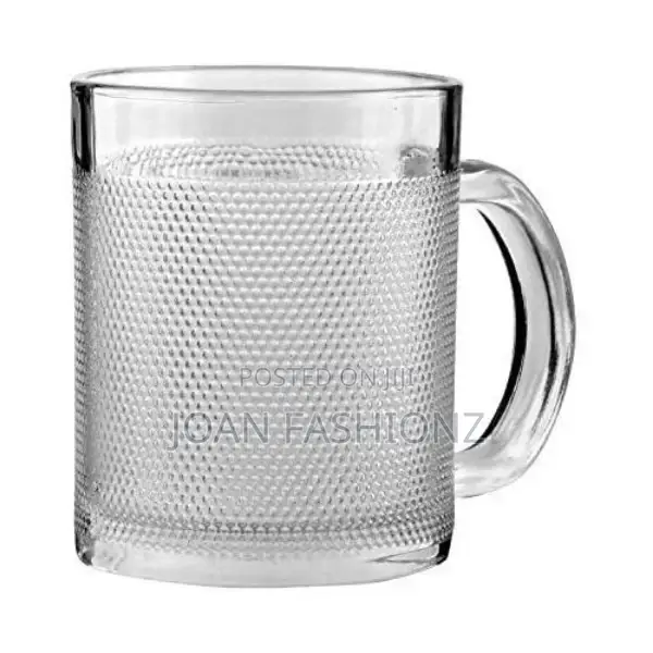 6 Sets of Tea Coffee Glass Mugs Transparent