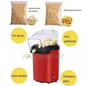 Electric Mini Popcorn Maker -Red