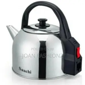 Saachi Cordless Stainless Steel Electric Kettle 5l-silver