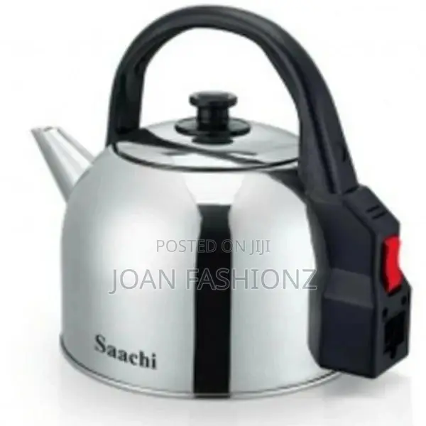 Saachi Cordless Stainless Steel Electric Kettle 5l-silver