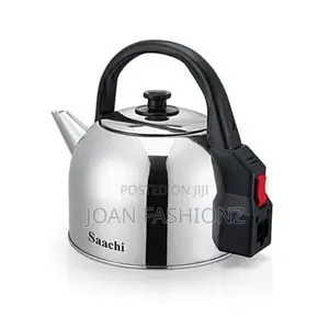 Saachi Cordless Stainless Steel Electric Kettle 5l-silver