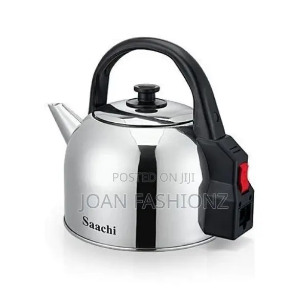 Saachi Cordless Stainless Steel Electric Kettle 5l-silver