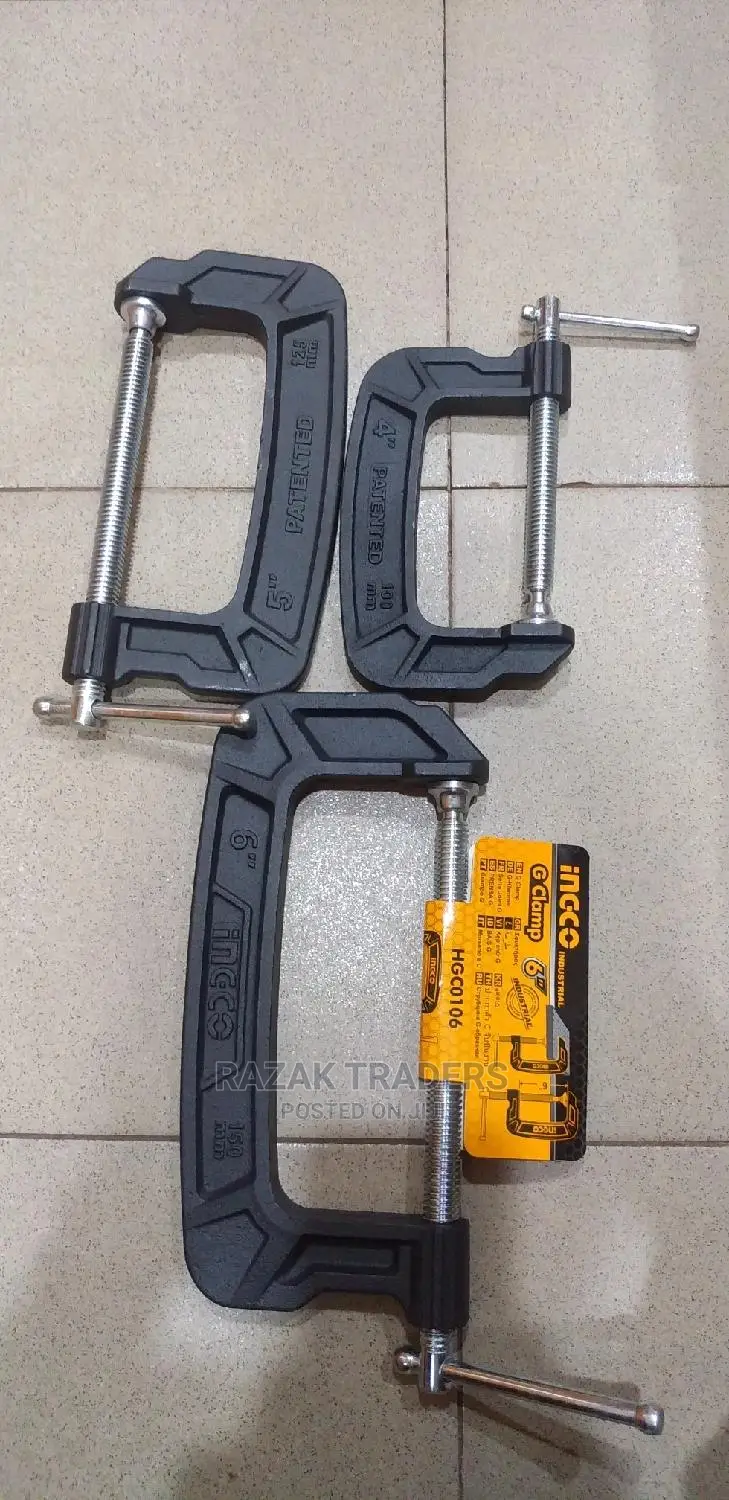 Ingco G Clamp Cast Iron 4′′ / 5′′ / 6′′
