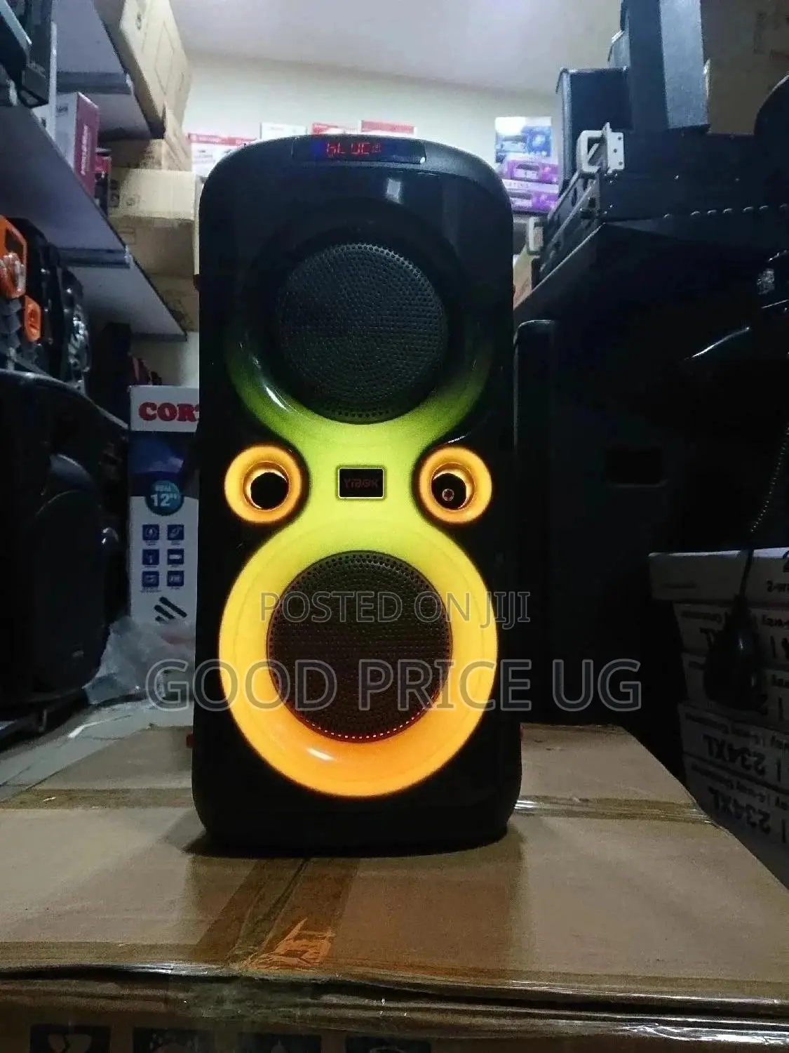 Cortina Portable Movable Party Box/Speaker With Microphone