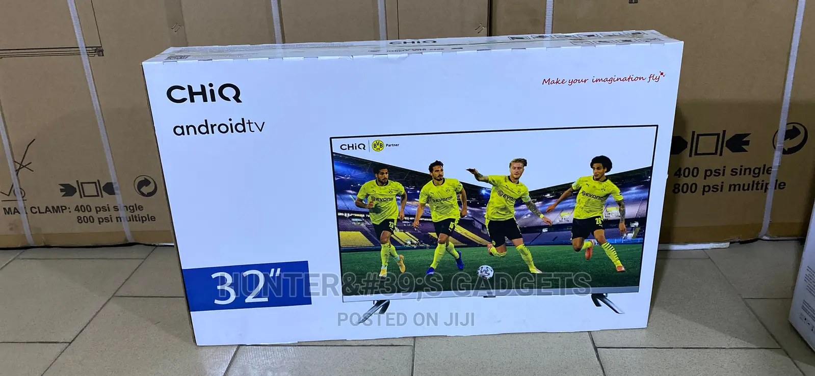 Chiq 32 Inch Smart Frameless Android Built in Free Tv Channe