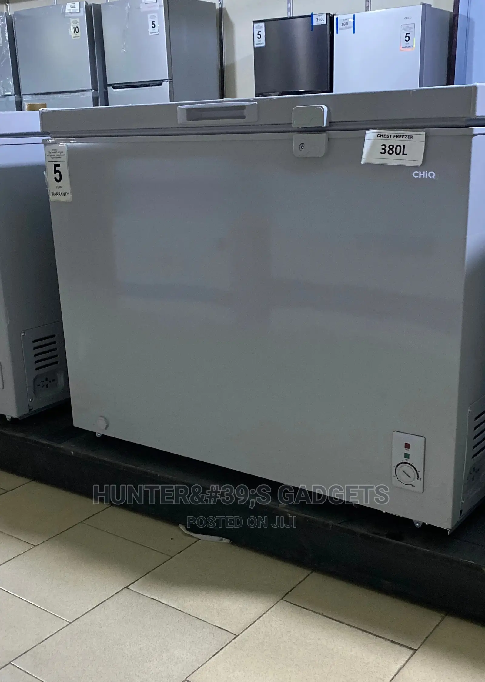 Chiq Chest Freezer Deep Freezer 380 Liters With 5 Years Warr