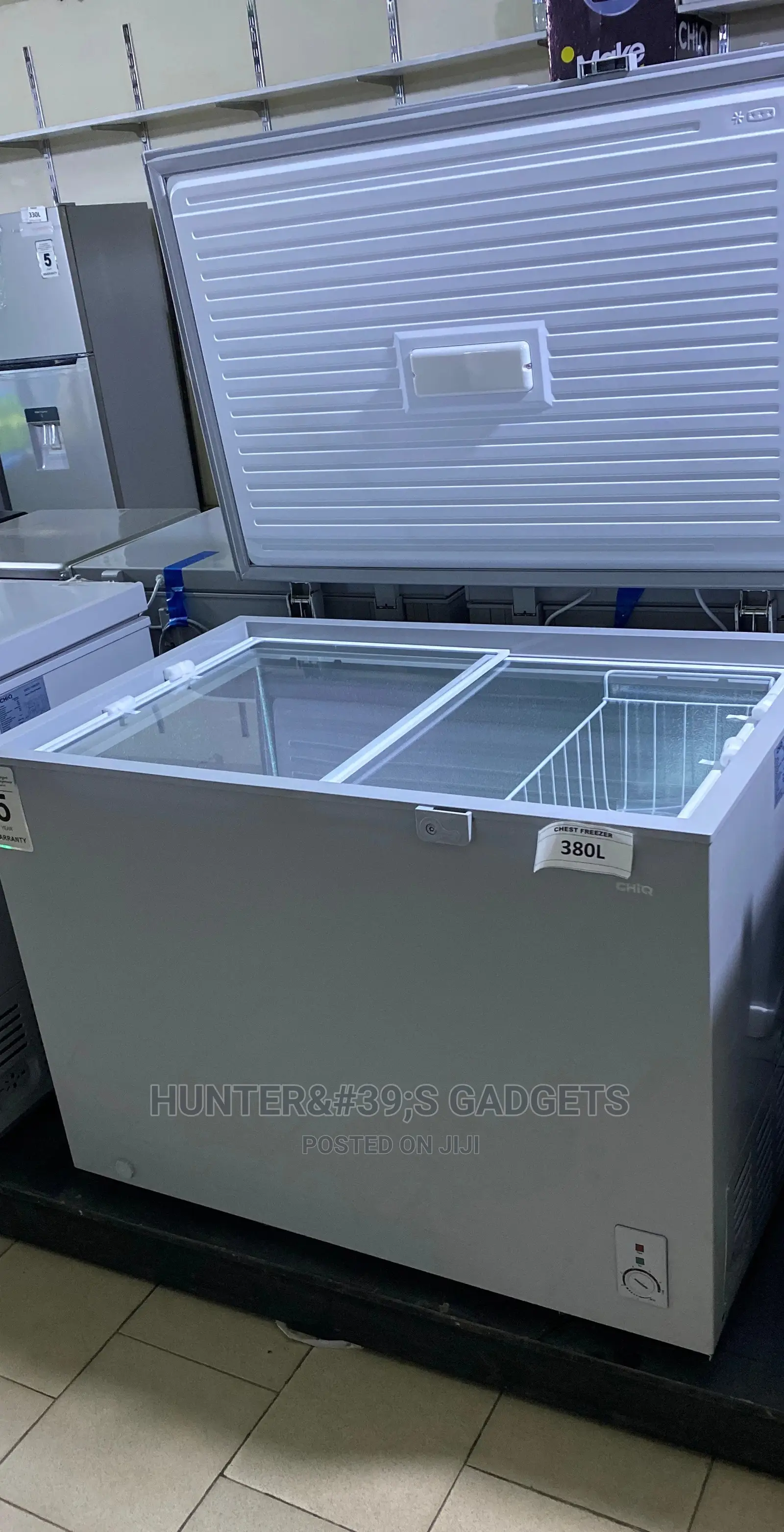 Chiq Chest Freezer Deep Freezer 380 Liters With 5 Years Warr