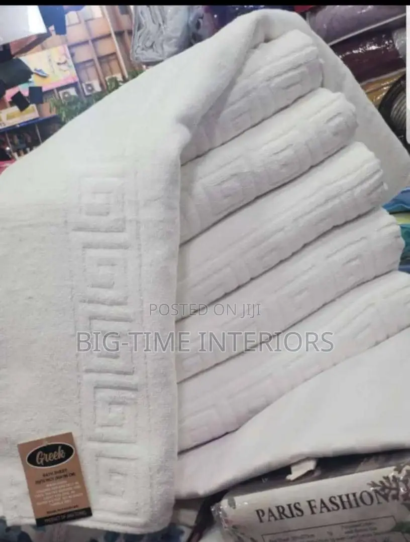 White Cotton Towels-Big Size