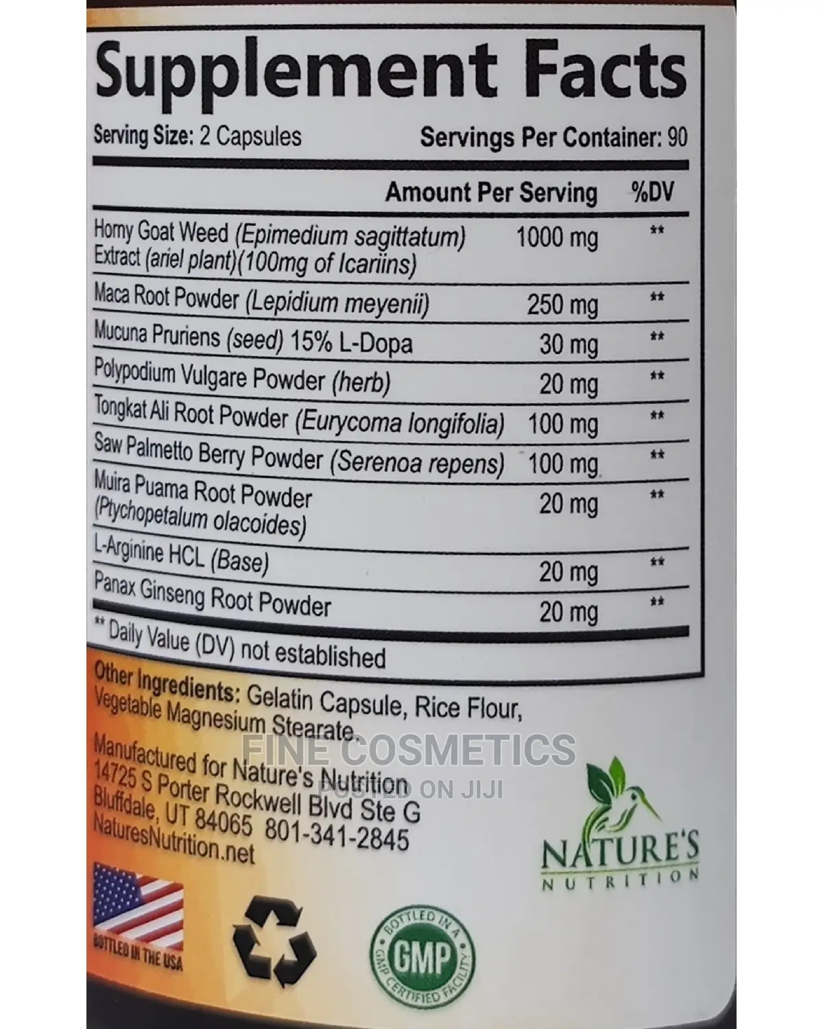 Horny Goat Weed Extract Unisex Sex Appetite/Arousal +Stamina